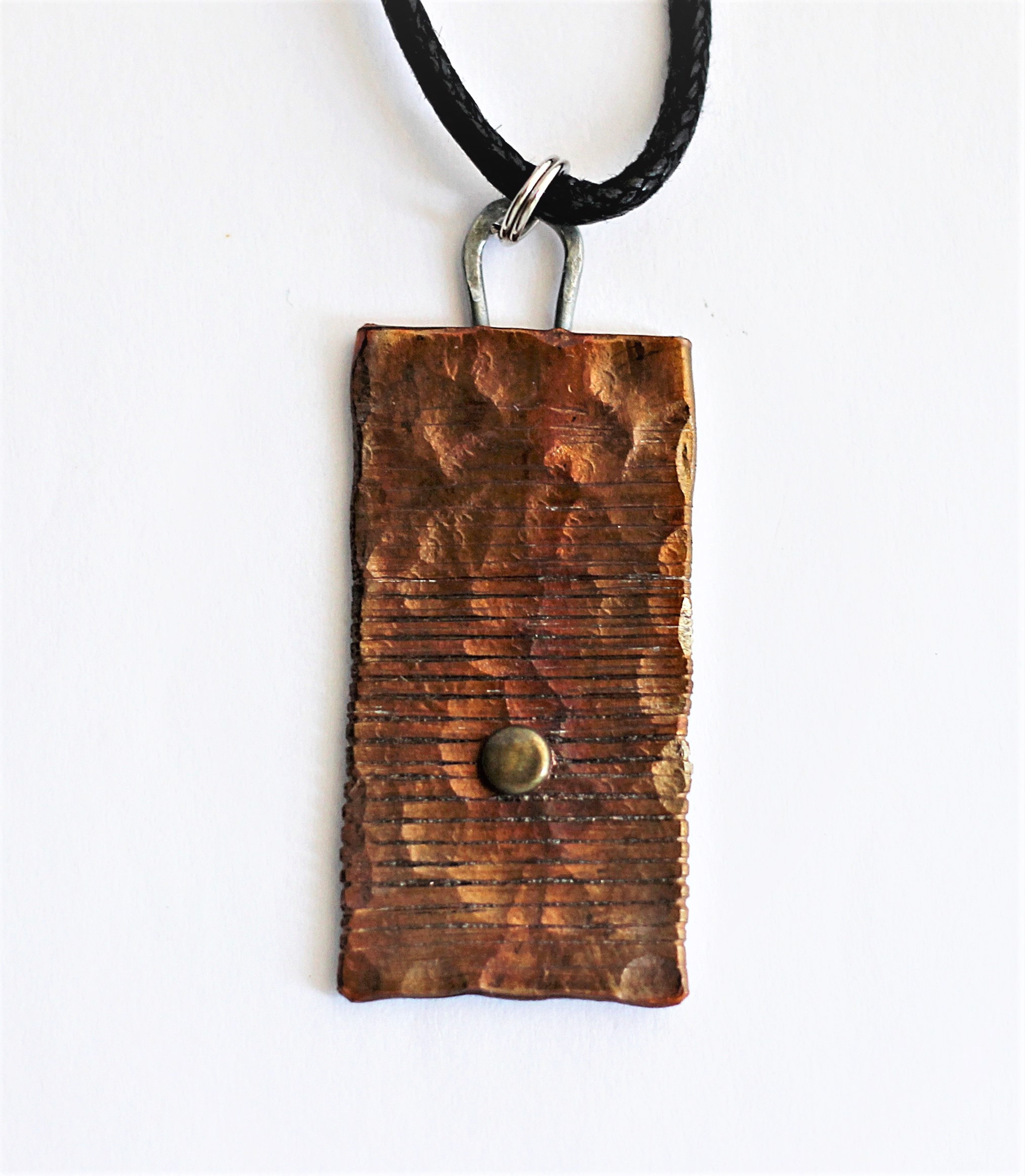 copper and steel. handmade in brass Original country style necklace